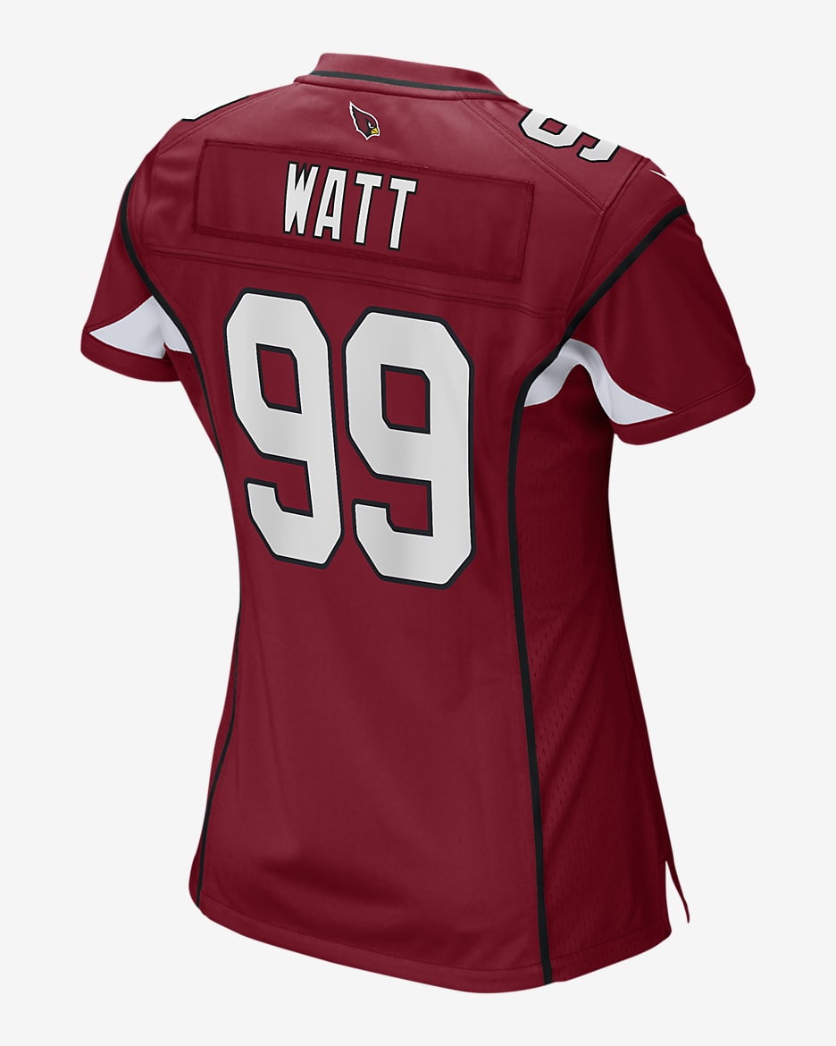 NFL Arizona Cardinals (J.J. Watt) Women's Game Football Jersey